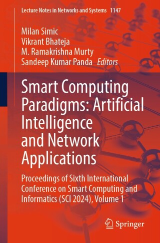 Imagen de portada: Smart Computing Paradigms: Artificial Intelligence and Network Applications 9789819778799