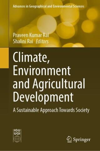Cover image: Climate, Environment and Agricultural Development 9789819783625