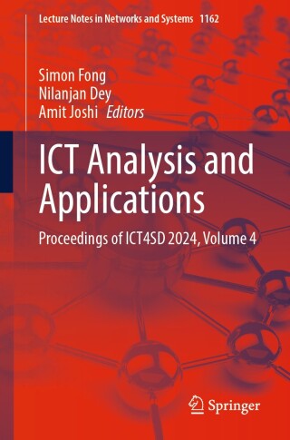 Cover image: ICT Analysis and Applications 9789819786046