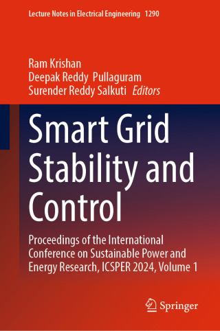 Cover image: Smart Grid Stability and Control 9789819786336
