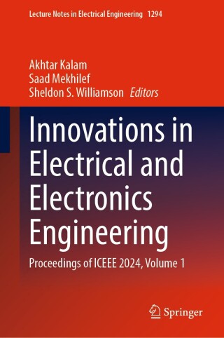 Imagen de portada: Innovations in Electrical and Electronics Engineering 9789819790364