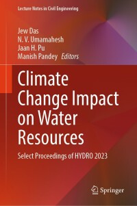 Cover image: Climate Change Impact on Water Resources 9789819791798