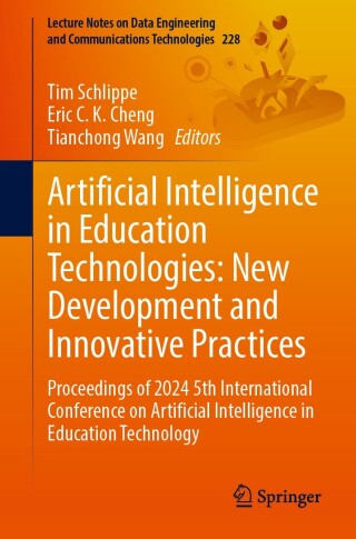 Imagen de portada: Artificial Intelligence in Education Technologies: New Development and Innovative Practices 9789819792542