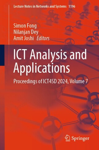 Cover image: ICT Analysis and Applications 9789819795253