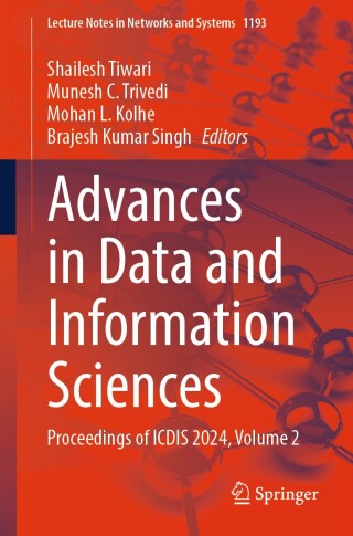 Imagen de portada: Advances in Data and Information Sciences 9789819796182