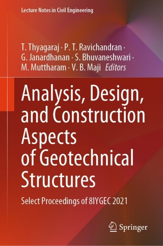 Immagine di copertina: Analysis, Design, and Construction Aspects of Geotechnical Structures 9789819798308