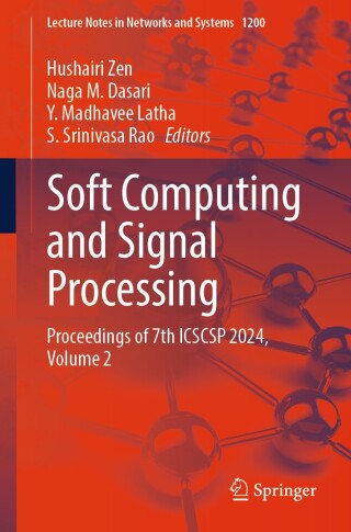 Cover image: Soft Computing and Signal Processing 9789819799251