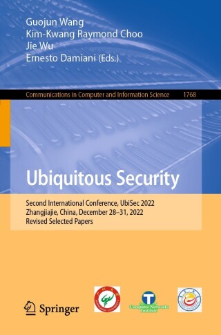 Imagen de portada: Ubiquitous Security 9789819902712
