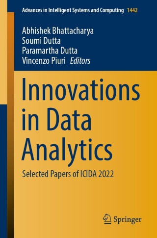 Imagen de portada: Innovations in Data Analytics 9789819905492