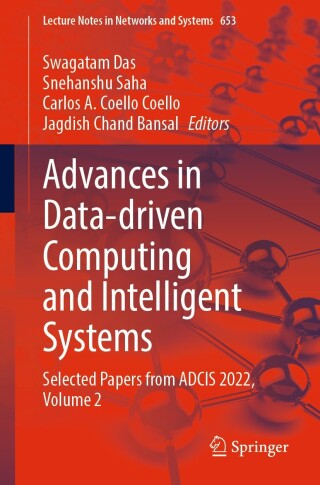 Cover image: Advances in Data-driven Computing and Intelligent Systems 9789819909803