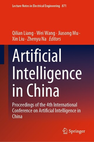 Cover image: Artificial Intelligence in China 9789819912551