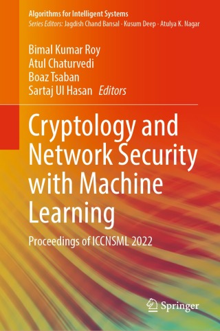 Cover image: Cryptology and Network Security with Machine Learning 9789819922284