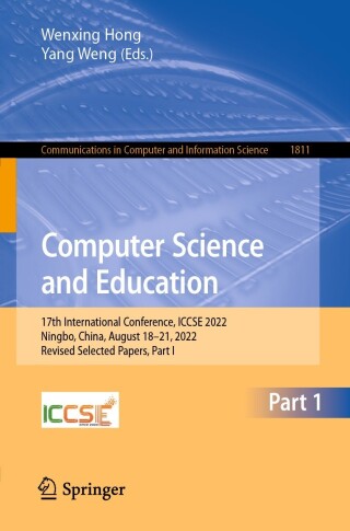 Imagen de portada: Computer Science and Education 9789819924424