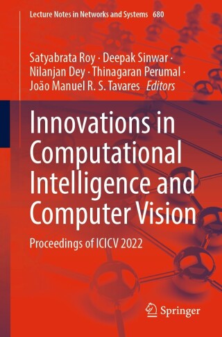 Cover image: Innovations in Computational Intelligence and Computer Vision 9789819926015