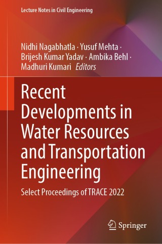 Cover image: Recent Developments in Water Resources and Transportation Engineering 9789819929047