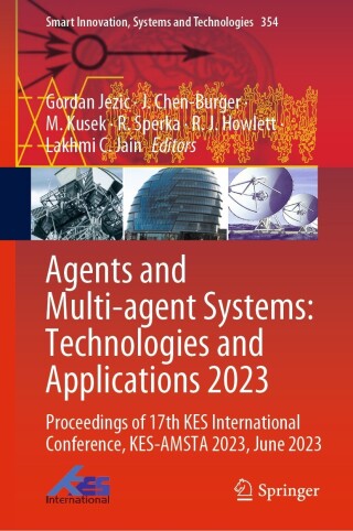 Cover image: Agents and Multi-agent Systems: Technologies and Applications 2023 9789819930678