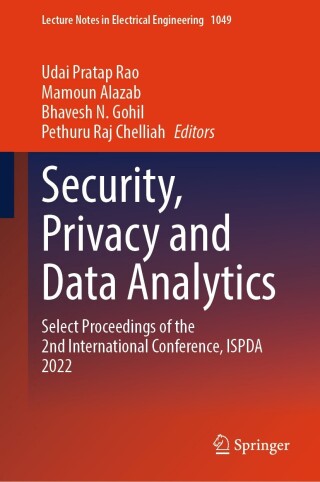 Imagen de portada: Security, Privacy and Data Analytics 9789819935680