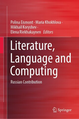 Cover image: Literature, Language and Computing 9789819936038