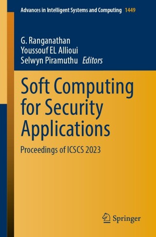 Imagen de portada: Soft Computing for Security Applications 9789819936076