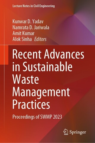 Cover image: Recent Advances in Sustainable Waste Management Practices 9789819941858