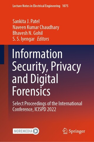 Imagen de portada: Information Security, Privacy and Digital Forensics 9789819950904