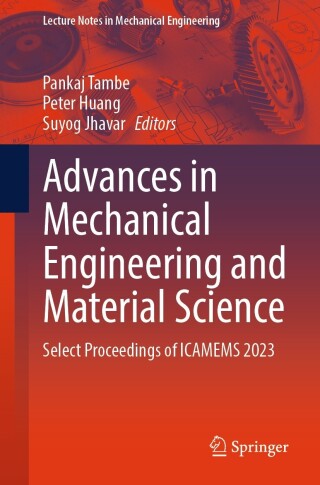 Cover image: Advances in Mechanical Engineering and Material Science 9789819956128