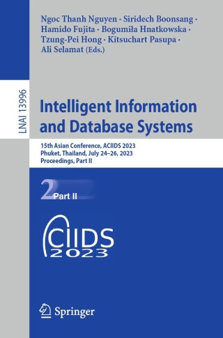 Imagen de portada: Intelligent Information and Database Systems 9789819958368