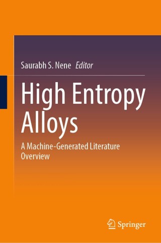 Imagen de portada: High Entropy Alloys 9789819971725