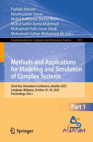 Cover image: Methods and Applications for Modeling and Simulation of Complex Systems 9789819972395