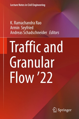 Imagen de portada: Traffic and Granular Flow '22 9789819979752