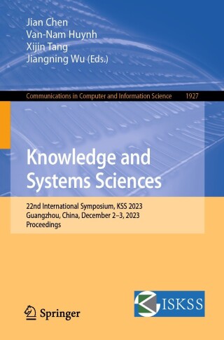 Imagen de portada: Knowledge and Systems Sciences 9789819983179