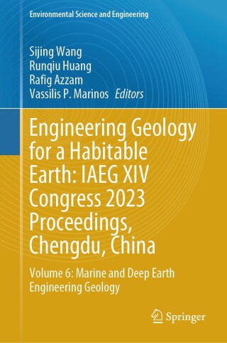 Imagen de portada: Engineering Geology for a Habitable Earth: IAEG XIV Congress 2023 Proceedings, Chengdu, China 9789819990726