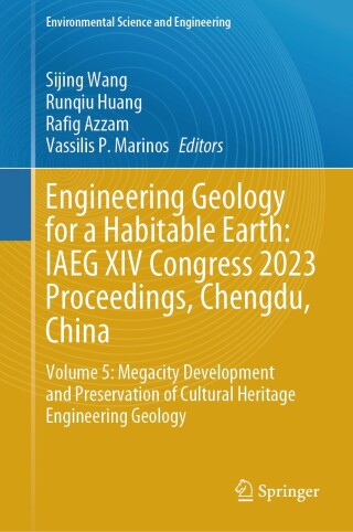 Cover image: Engineering Geology for a Habitable Earth: IAEG XIV Congress 2023 Proceedings, Chengdu, China 9789819992027
