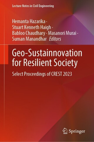 Cover image: Geo-Sustainnovation for Resilient Society 9789819992188