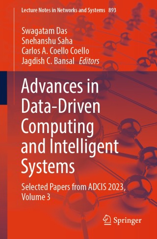 Imagen de portada: Advances in Data-Driven Computing and Intelligent Systems 9789819995172