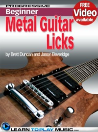 صورة الغلاف: Metal Guitar Lessons - Licks and Solos 1st edition