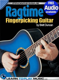 صورة الغلاف: Ragtime Fingerstyle Guitar Lessons 1st edition