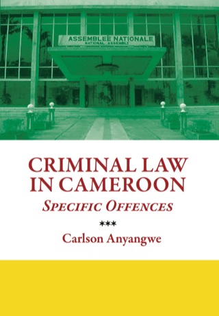 Imagen de portada: Criminal Law in Cameroon 1st edition 9789956726622