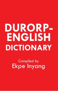 Imagen de portada: Durorp-English Dictionary 9789956790944