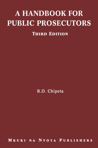 Cover image: A Handbook for Public Prosecutors 1st edition 9789987080076