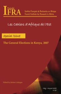 صورة الغلاف: The General Elections in Kenya, 2007 9789987080199