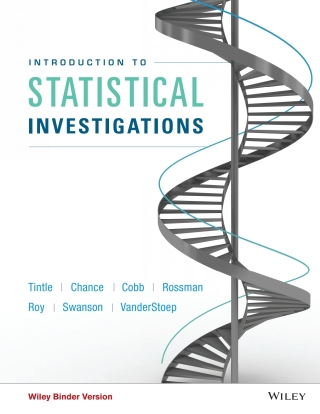 Cover image: Introduction to Statistical Investigations, First Edition WileyPLUS Single-term 1st edition 9781119491026