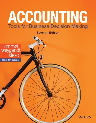 Cover image: Accounting: Tools for Business Decision Making, WileyPLUS Multi-term 7th edition 9781119494898