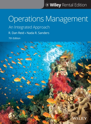 Cover image: Operations Management, WileyPLUS Single-term 7th edition 9781119497547