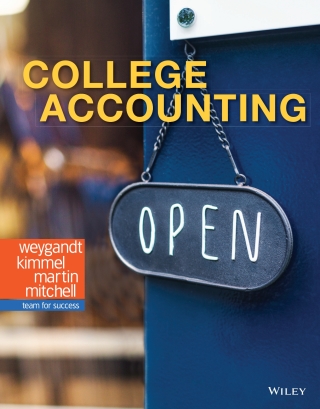 Cover image: College Accounting, WileyPLUS Multi-term 1st edition 9781119502043
