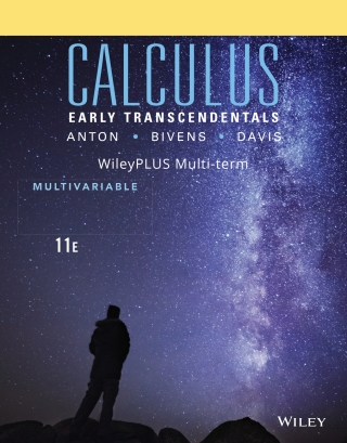 Cover image: Calculus: Multivariable, 11e WileyPLUS Multi-term 11th edition 9781119505105