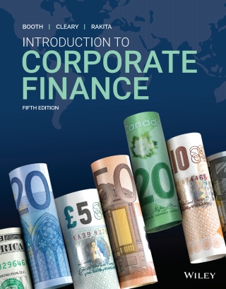 Cover image: Introduction to Corporate Finance Canadian Edition WileyPLUS Single-term 5th edition 9781119609711