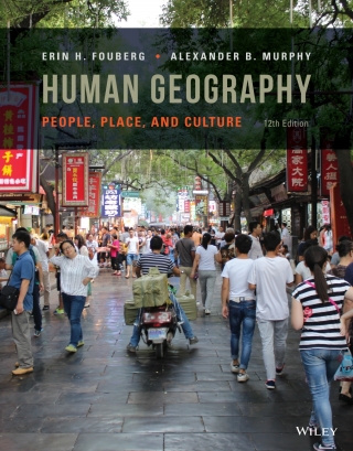 Cover image: Human Geograph: People, Place, and Culture,  WileyPLUS Single-term 12th edition 9781119610762