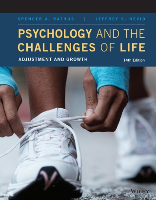 Cover image: Psychology and the Challenges of Life: Adjustment and Growth, WileyPLUS Single-term 14th edition 9781119611875