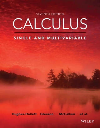 Cover image: Calculus: Single and Multivariable Seventh Edition WileyPLUS Single-term 7th edition 9781119661030